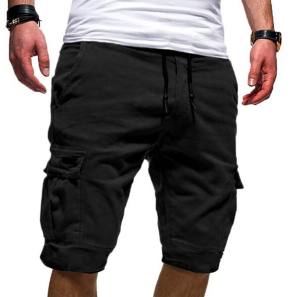 Men Casual Jogger Sports Cargo Shorts Military Combat Workout Gym Trousers Summer Mens Clothing - Image 4