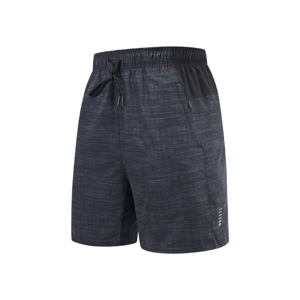 Summer Men's Gyms Shorts Bodybuilding Clothing Men Fitness Zipper Pathwork Workout Cotton Shorts - Image 3
