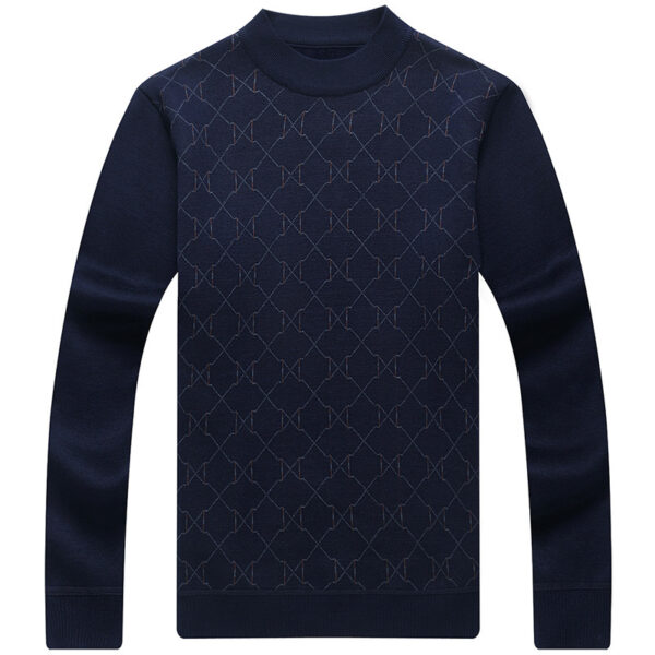 Dad Long Sleeve T-shirt Autumn Winter Clothing Middle-aged Men - Image 2