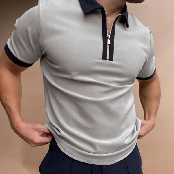Men's Polo Shirt Men Solid Polo Shirts Brand Men Short-Sleeved Shirt Summer Shirt Man Clothing - Image 5