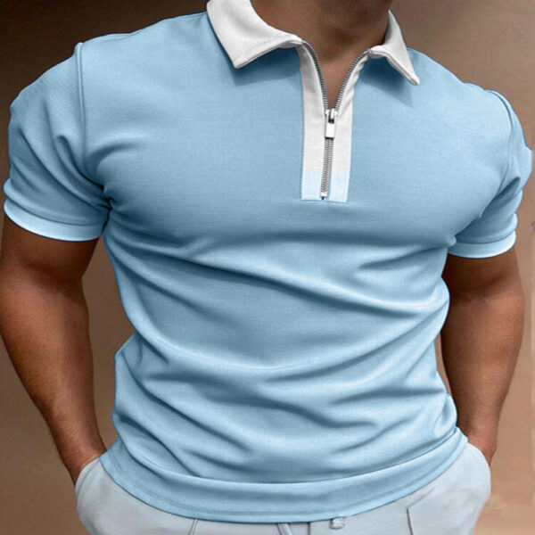 Men's Polo Shirt Men Solid Polo Shirts Brand Men Short-Sleeved Shirt Summer Shirt Man Clothing - Image 4